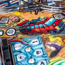 The Foo Fighters LE pinball machine details.