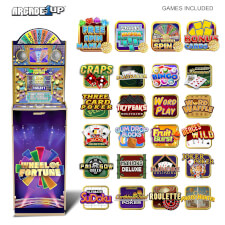 The Wheel of Fortune Casinocade game list.