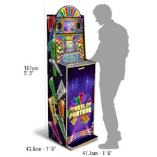 The Wheel of Fortune Casinocade control panel.