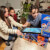 Family playing on the Pinball Micro.
