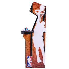 Arcade1Up NBA Jam Shaq Edition arcade machine side.