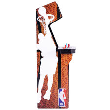 Arcade1Up NBA Jam Shaq Edition arcade machine side.