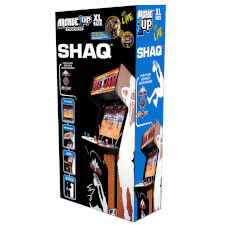 Arcade1Up NBA Jam Shaq Edition arcade machine box.