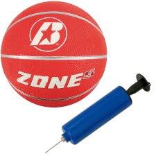 Baden Zone 5 Size 5 Basketball Red