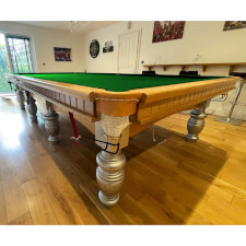 Fully refurbished snooker table corner.