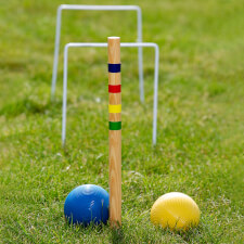 The Croquet Pro 4-Mallet set.