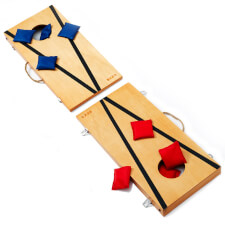 The Cornhole Bean Bag set.