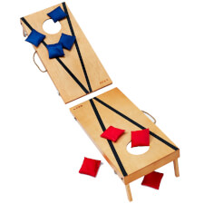The Cornhole Bean Bag set.