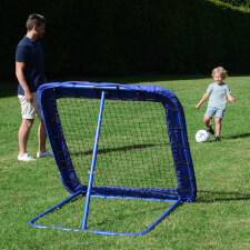 Playing Football Ball Rebounder.