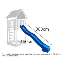 Dimensions of the slide.
