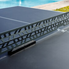 The Cornilleau Lifestyle Outdoor Pool Table Black Metal Net.
