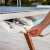 The Cornilleau Lifestyle Pool Table in White Accessory Storage.