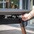 The Cornilleau Lifestyle Medium Pool Table in Black/Dark Stone Accessory Storage.