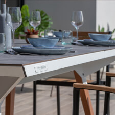 The Cornilleau Lifestyle Pool Table in White/Light Stone.