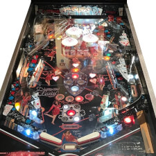 Refurbished Diamond Lady pinball machine.