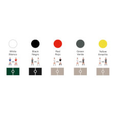 The team & pitch colours that come as standard with each finish option. You can change these using custom players or changing your pitch colour below.