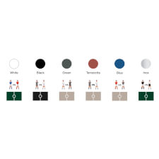 The team & pitch colours that come as standard with each finish option. You can change these using custom players or changing your pitch colour below.