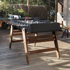 The RS3 wood football table in black.