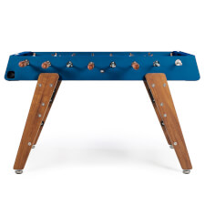 The RS3 wood football table in blue.