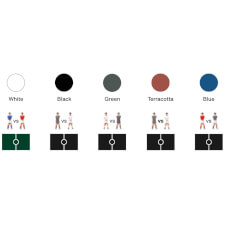 The team & pitch colours that come as standard with each finish option. You can change these using custom players or changing your pitch colour below.
