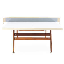 The RS Stationary Ping Pong Table in White Side.
