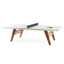 The RS Stationary Ping Pong Table in White.