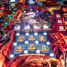 The Stern Venom Pro Pinball Machine Playfield Details.