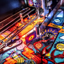 The Stern Venom Pro Pinball Machine Playfield Details.