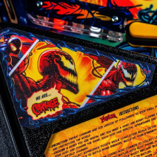 The Stern Venom Pro Pinball Machine Playfield Instructions.