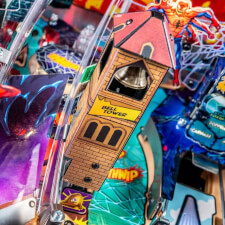 The Stern Venom Pro Pinball Machine Playfield Details.