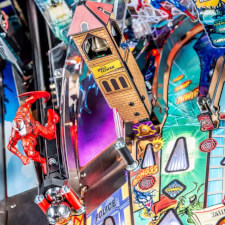 The Stern Venom Pro Pinball Machine Playfield Details.