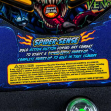 The Stern Venom Premium Pinball Machine Details.