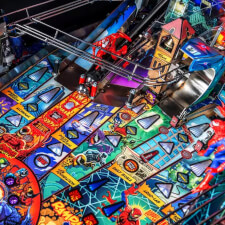 The Stern Venom Premium Pinball Playfield Details.