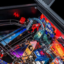 The Stern Venom Premium Pinball Playfield Details.