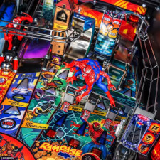 The Stern Venom Premium Pinball Playfield Details.