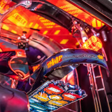 The Stern Venom Premium Pinball Playfield Details.