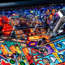The Stern Venom LE Pinball Playfiel Details.
