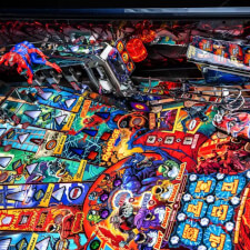 The Stern Venom LE Pinball Playfiel Details.