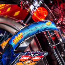 The Stern Venom LE Pinball Playfiel Details.