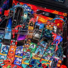 The Stern Venom LE Pinball Machine Playfield Details.