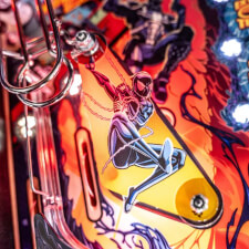 The Stern Venom LE Pinball Machine Playfield Details.