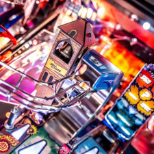 The Stern Venom LE Pinball Machine Playfield Details.