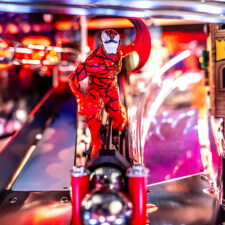 The Stern Venom LE Pinball Machine Playfield Details.