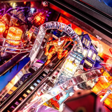 The Stern Venom LE Pinball Machine Playfield Details.