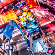 The Stern Venom LE Pinball Machine Playfield Details.