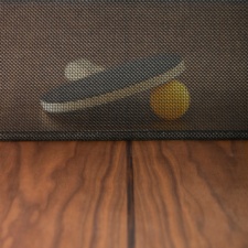 You and Me Tennis Table Close Up.