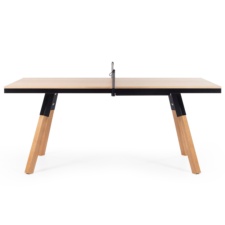 You and Me Tennis Table in Oak Black