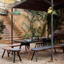 You and Me Tennis Table in Black.