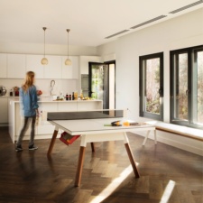 You and Me Tennis Table in White.