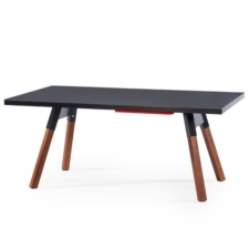 You and Me Tennis Table 180 in Black.